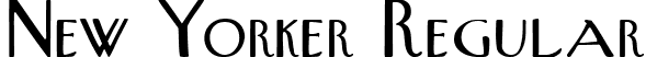 New Yorker Regular font | NY Irvin.ttf