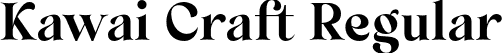 Kawai Craft Regular font | Kawai Craft.otf