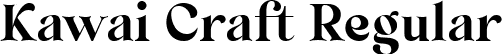 Kawai Craft Regular font | Kawai Craft.ttf