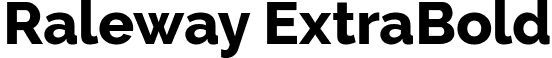 Raleway ExtraBold font | Raleway-ExtraBold.ttf