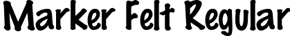 Marker Felt Regular font | Marker Felt.ttf