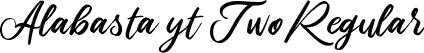 Alabasta yt Two Regular font | Alabasta Yt Two.otf