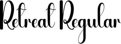 Retreat Regular font | Retreat.otf