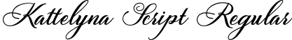 Kattelyna Script Regular font | Kattelyna.otf