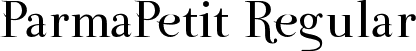 ParmaPetit Regular font | ParmaPetit-Normal.ttf