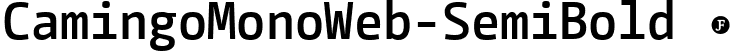 CamingoMonoWeb-SemiBold  font | CamingoMonoWeb-SemiBold.ttf