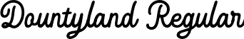 Dountyland Regular font | Dountyland.otf