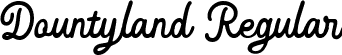 Dountyland Regular font | Dountyland.ttf