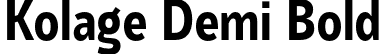 Kolage Demi Bold font | Kolage-DemiBold.otf