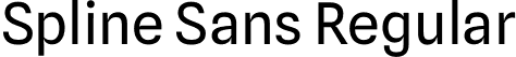 Spline Sans Regular font | SplineSans-Regular.otf