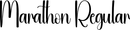 Marathon Regular font | Marathon.otf