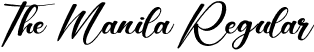 The Manila Regular font | the-manila.otf