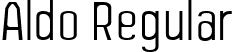 Aldo Regular font | Aldo-Regular.ttf