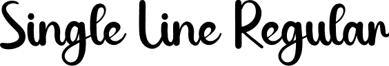 Single Line Regular font | Single-Line.otf