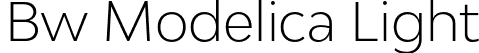 Bw Modelica Light font | BwModelica-Light.otf