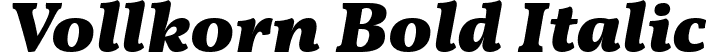 Vollkorn Bold Italic font | Vollkorn-BoldItalic.ttf