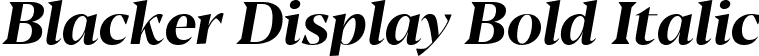 Blacker Display Bold Italic font | Blacker-Display-Bold-italic-trial.ttf