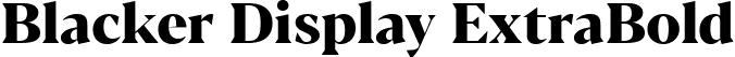 Blacker Display ExtraBold font | Blacker-Display-ExtraBold-trial.ttf