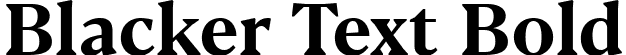 Blacker Text Bold font | Blacker-Text-Bold-trial.ttf