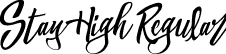 Stay High Regular font | StayHigh Pro.ttf