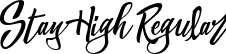 Stay High Regular font | stayhigh-webfont.ttf