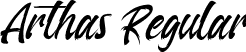 Arthas Regular font | Arthas-Regular.otf