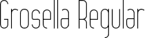 Grosella Regular font | Grosella-SVG.otf