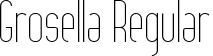 Grosella Regular font | Grosella.ttf