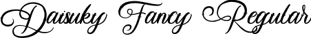 Daisuky Fancy Regular font | DaisukyFancy-X3A09.otf