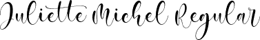 Juliette Michel Regular font | Juliette Michel.ttf