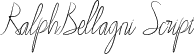 RalphBellagni Script font | RalphBellagni-Script.otf