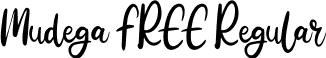 Mudega FREE Regular font | Mudega FREE.ttf