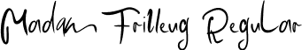 Madam Frilleug Regular font | MadamFrilleug.ttf