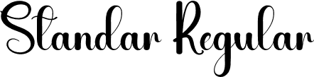 Standar Regular font | Standar.otf