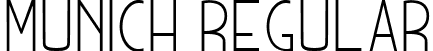 MUNICH Regular font | MUNICH SANS.ttf