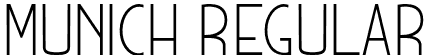 MUNICH Regular font | munich.otf