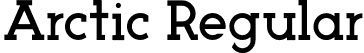 Arctic Regular font | Arctic.otf