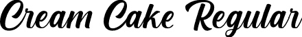 Cream Cake Regular font | Cream Cake.ttf