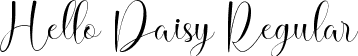 Hello Daisy Regular font | HelloDaisy.ttf