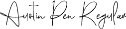 Austin Pen Regular font | Austin Pen.ttf