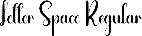 Letter Space Regular font | Letter-Space.otf