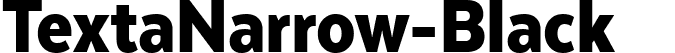 TextaNarrow-Black  font | TextaNarrow-Black.ttf