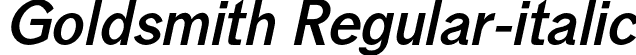 Goldsmith Regular-italic font | Goldsmith Regular Italic.otf