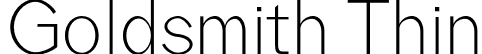 Goldsmith Thin font | Goldsmith Thin.otf