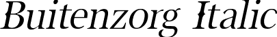 Buitenzorg Italic font | Buitenzorg Italic.otf