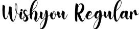 Wishyou Regular font | Wishyou.otf