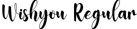 Wishyou Regular font | Wishyou.ttf