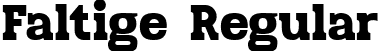 Faltige Regular font | Faltige.ttf