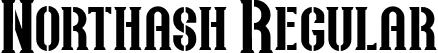 Northash Regular font | Northash-K7v2D.ttf