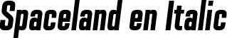 Spaceland en Italic font | Pepper Type - Spaceland-TenOblique.otf